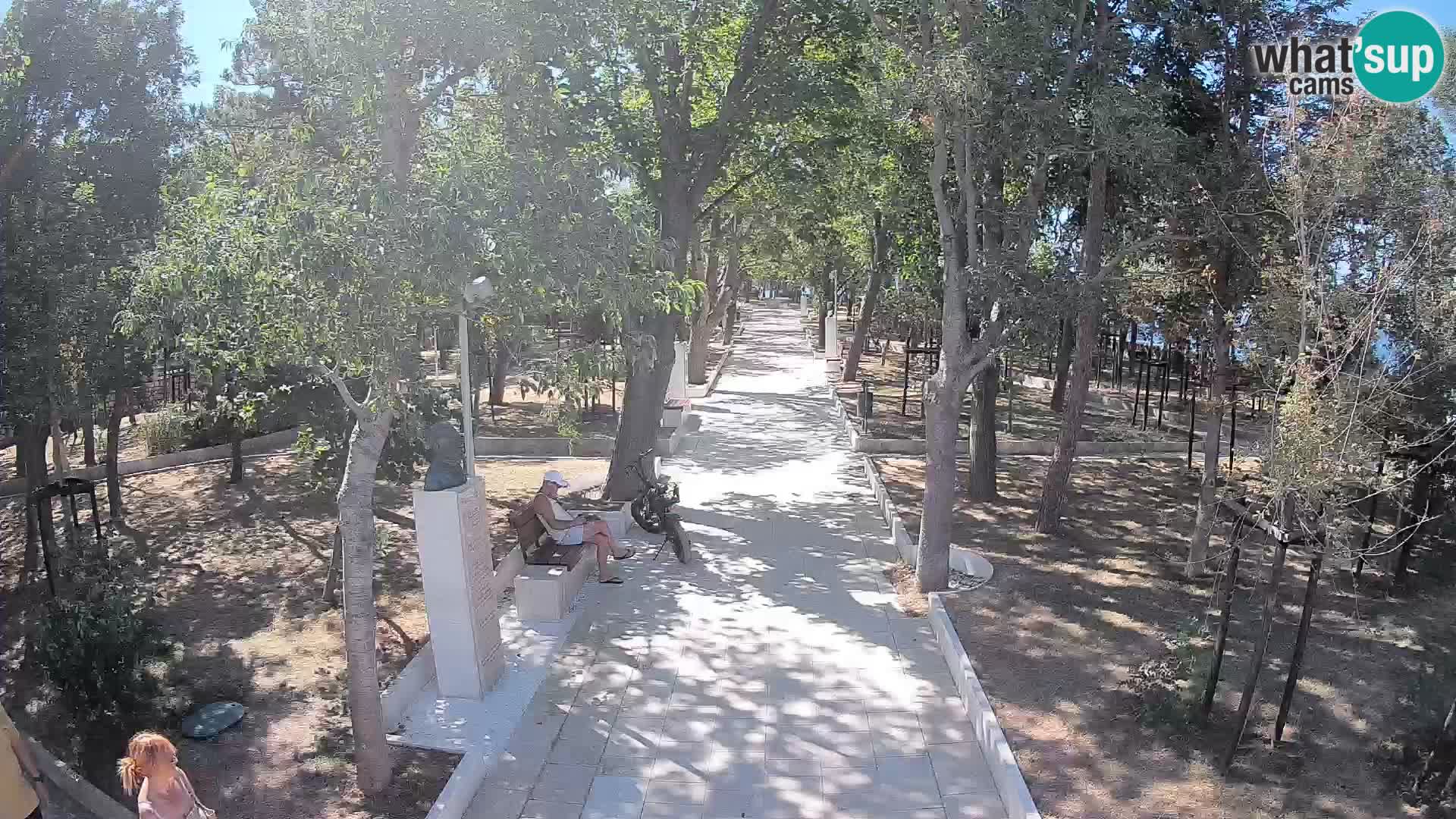 Writers’ Park Webcam Senj – Live by the Sea