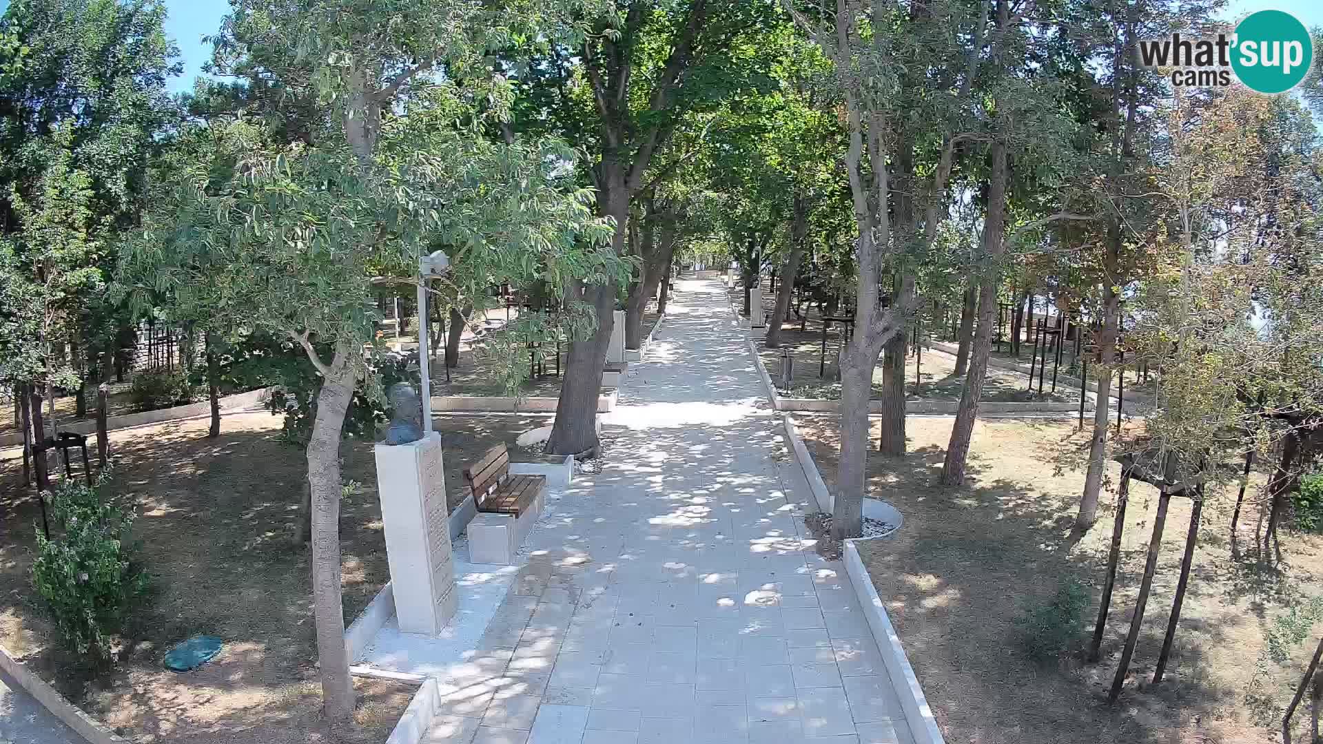 Writers’ Park Webcam Senj – Live by the Sea
