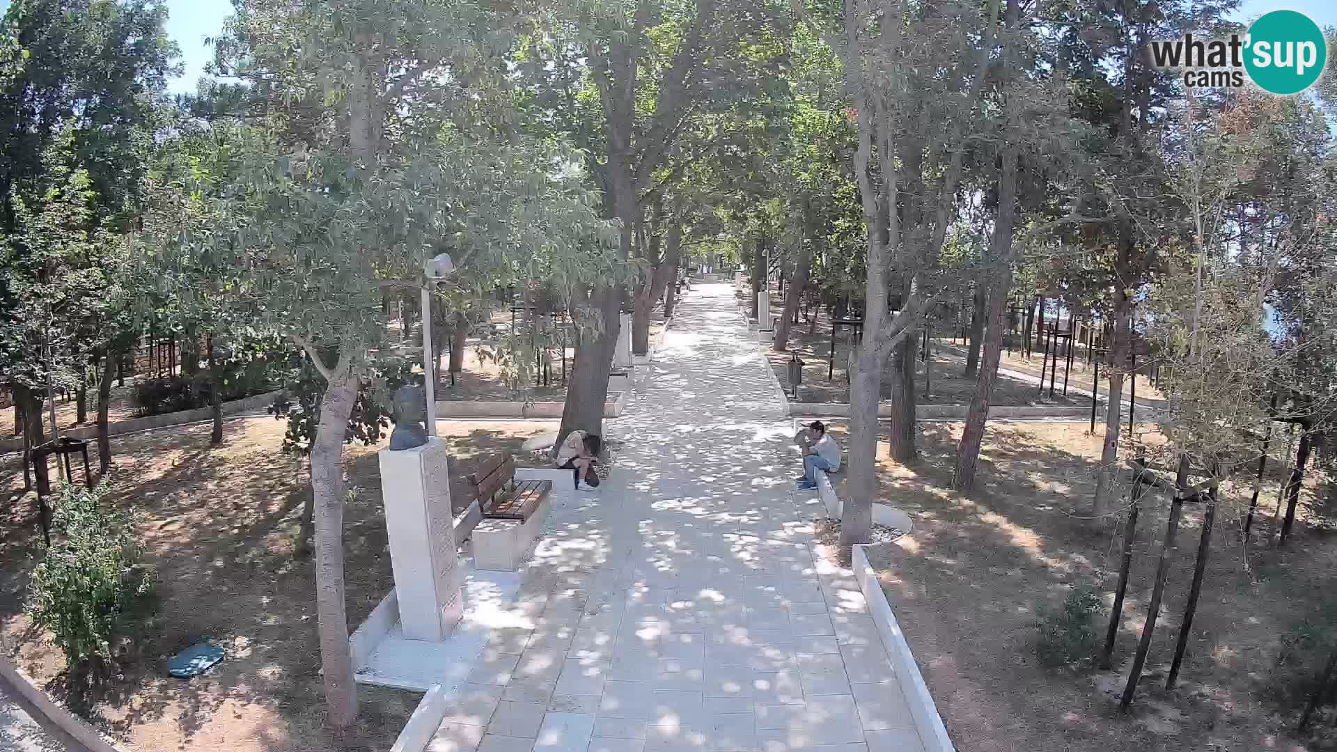 Writers’ Park Webcam Senj – Live by the Sea
