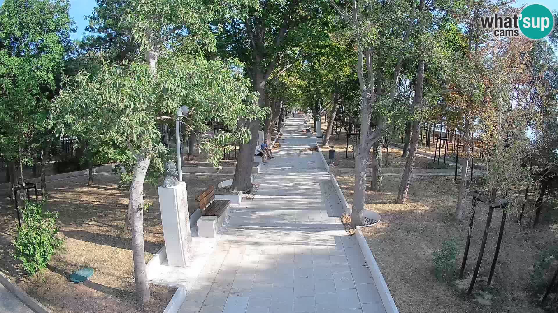 Writers’ Park Webcam Senj – Live by the Sea