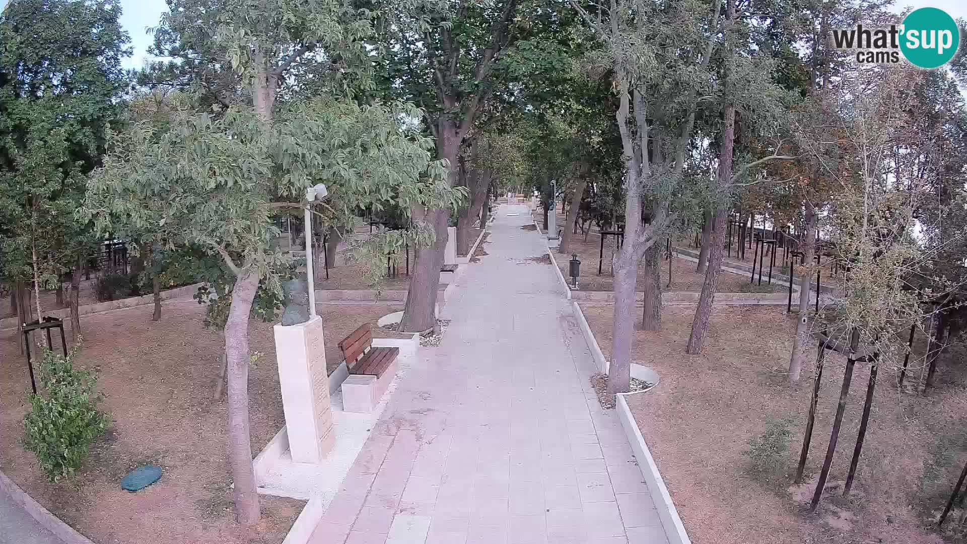 Webcam Schriftstellerpark Senj – Live am Meer