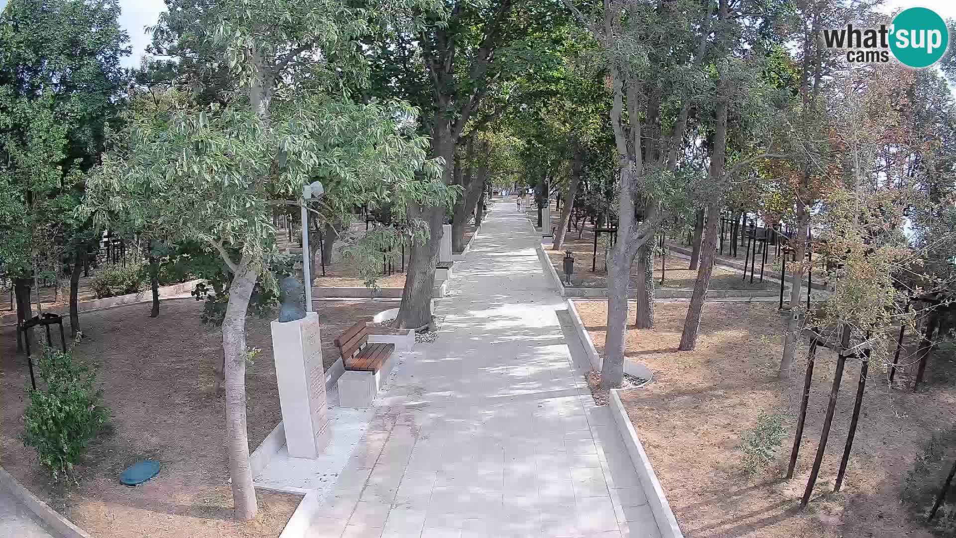 Writers’ Park Webcam Senj – Live by the Sea