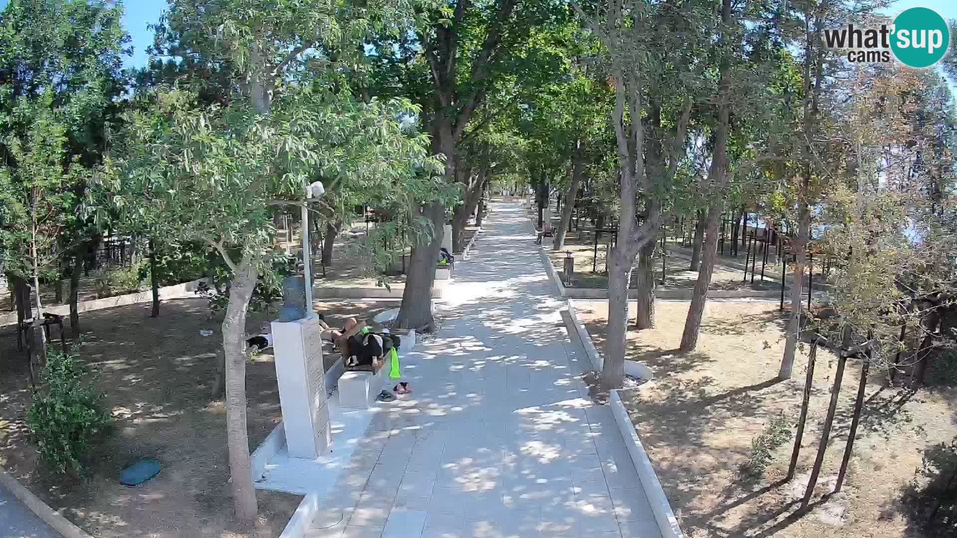 Webcam Schriftstellerpark Senj – Live am Meer