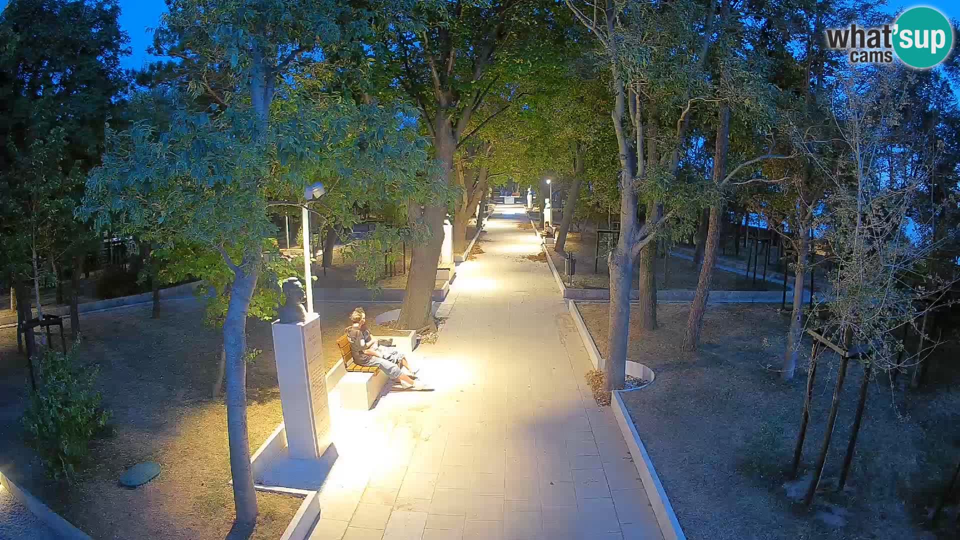 Writers’ Park Webcam Senj – Live by the Sea