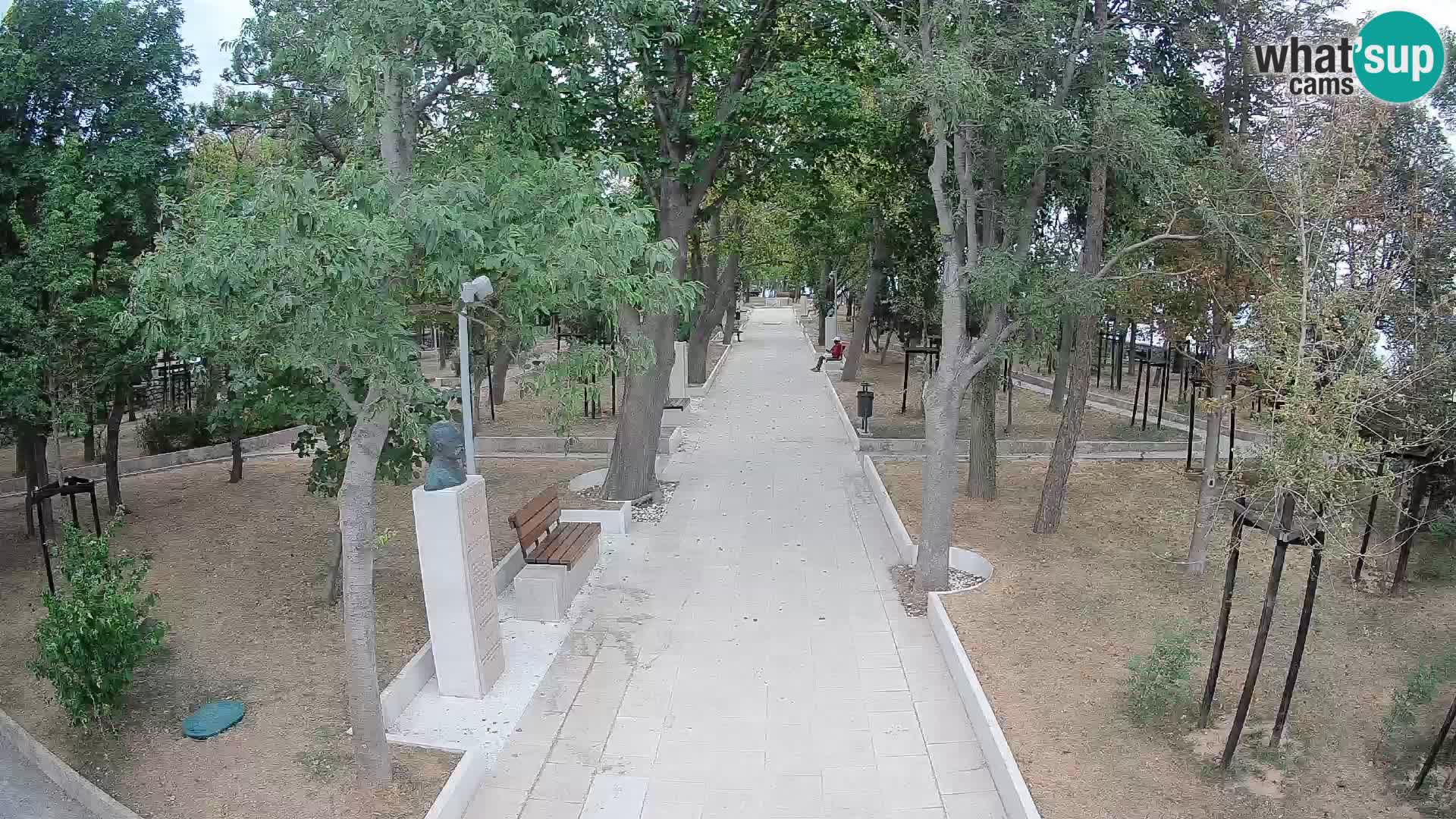 Writers’ Park Webcam Senj – Live by the Sea