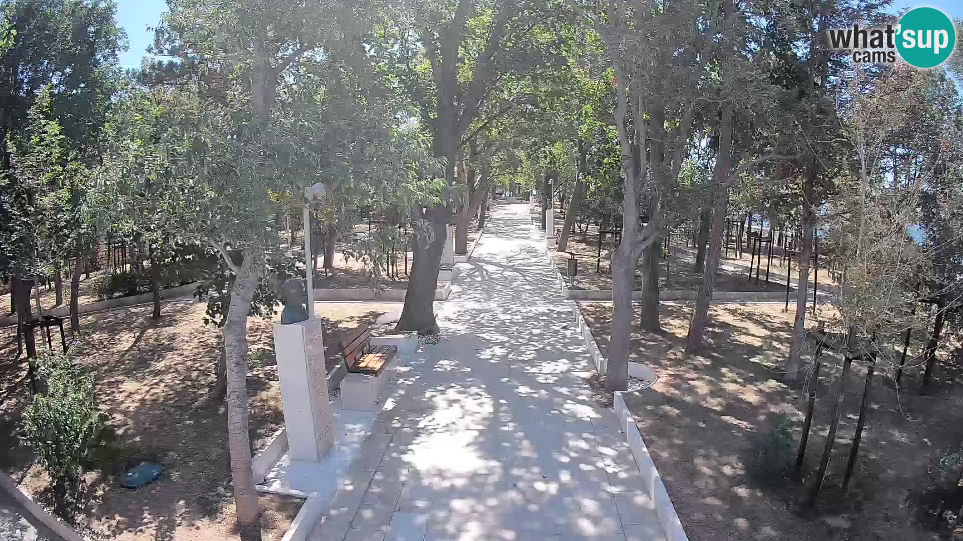 Writers’ Park Webcam Senj – Live by the Sea