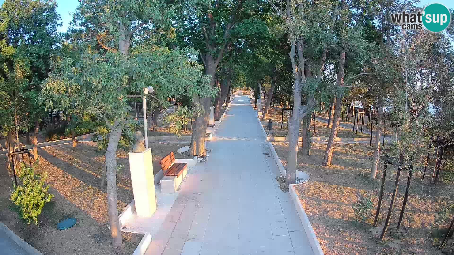 Writers’ Park Webcam Senj – Live by the Sea