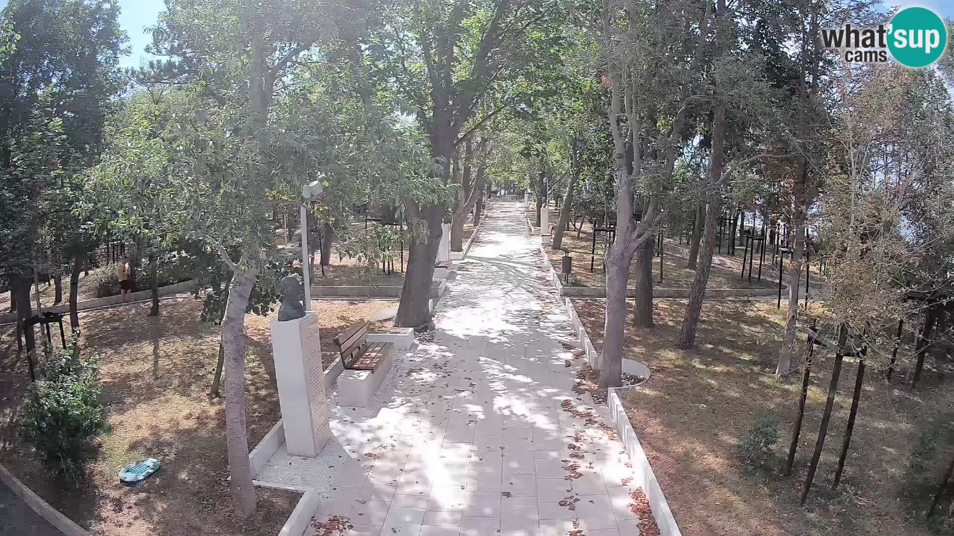 Writers’ Park Webcam Senj – Live by the Sea