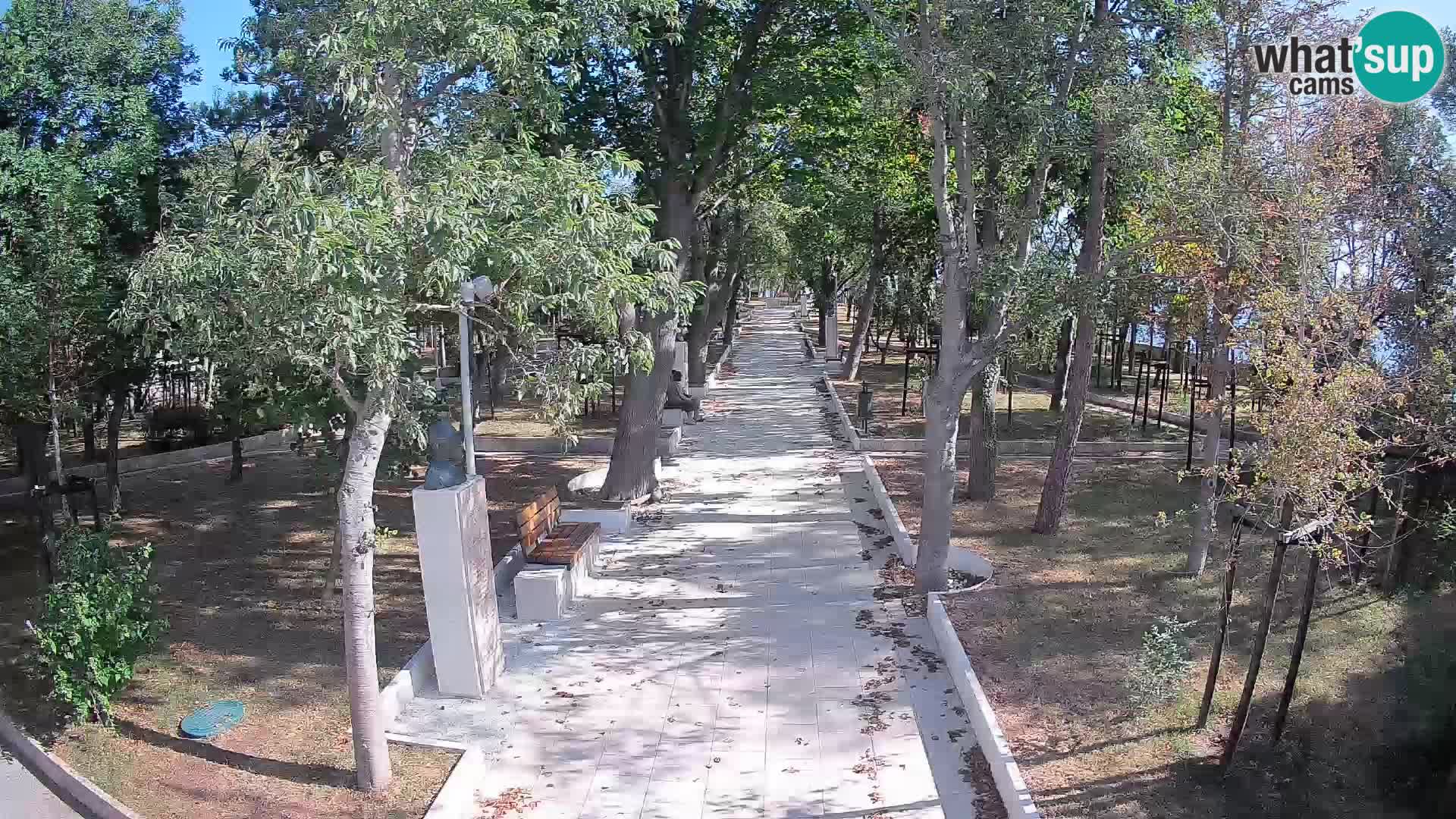 Webcam Schriftstellerpark Senj – Live am Meer