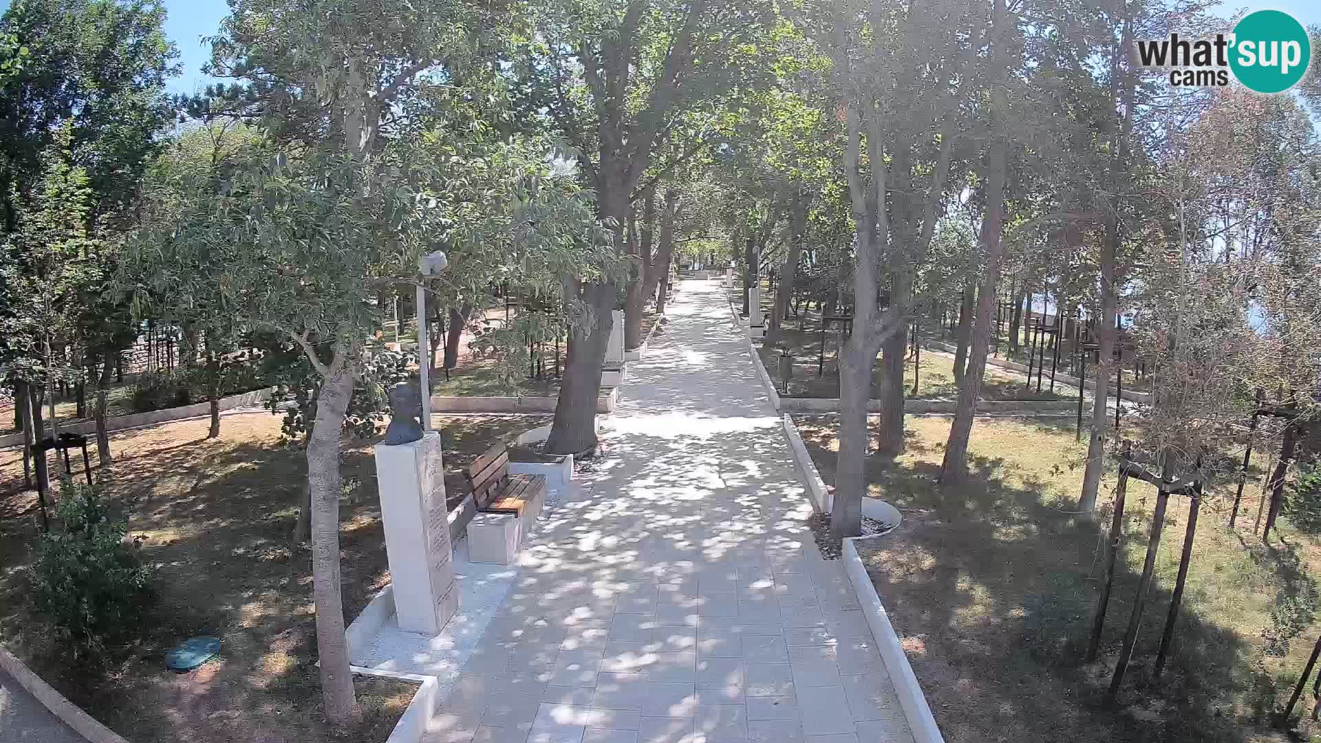 Writers’ Park Webcam Senj – Live by the Sea