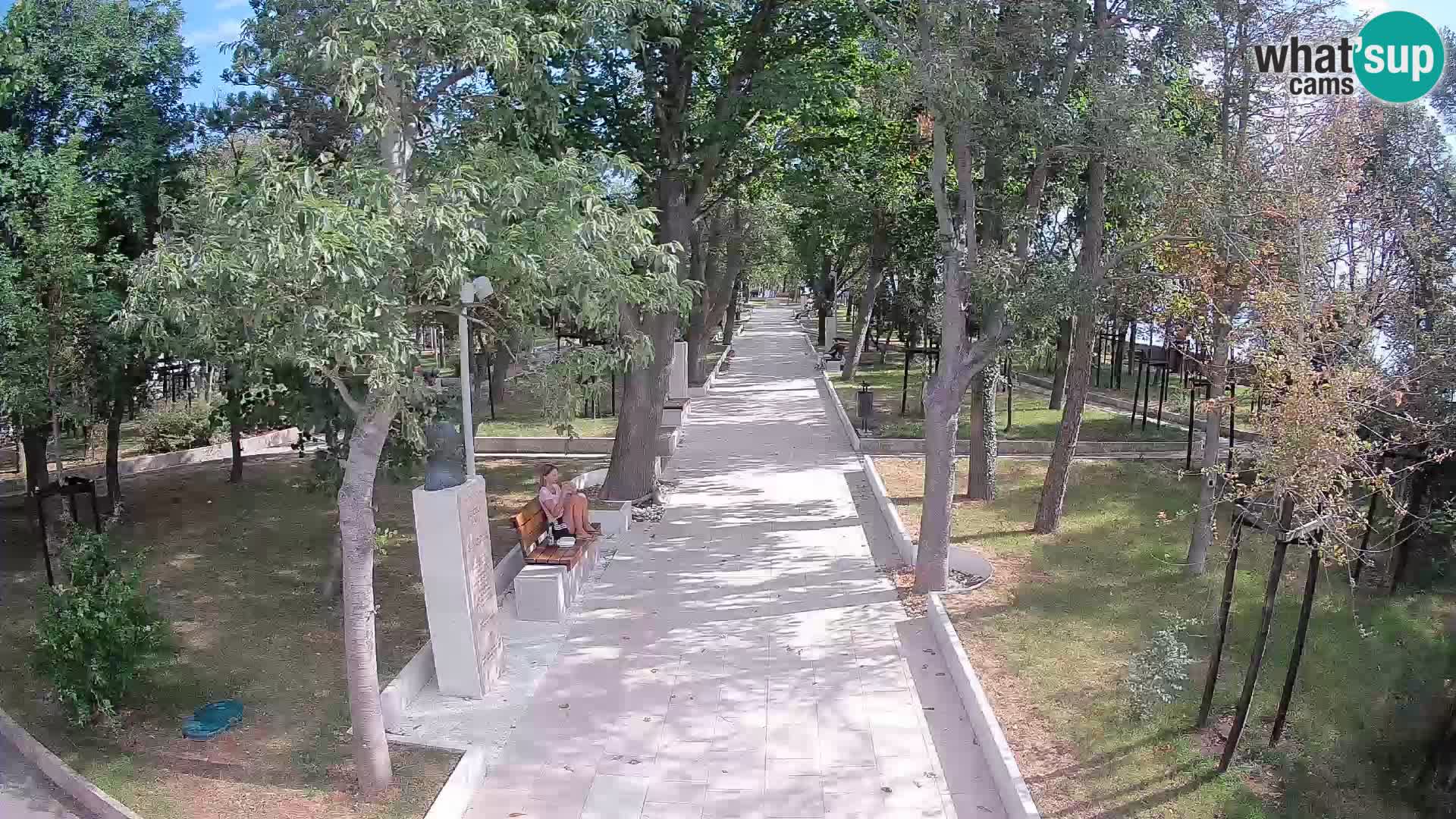 Writers’ Park Webcam Senj – Live by the Sea