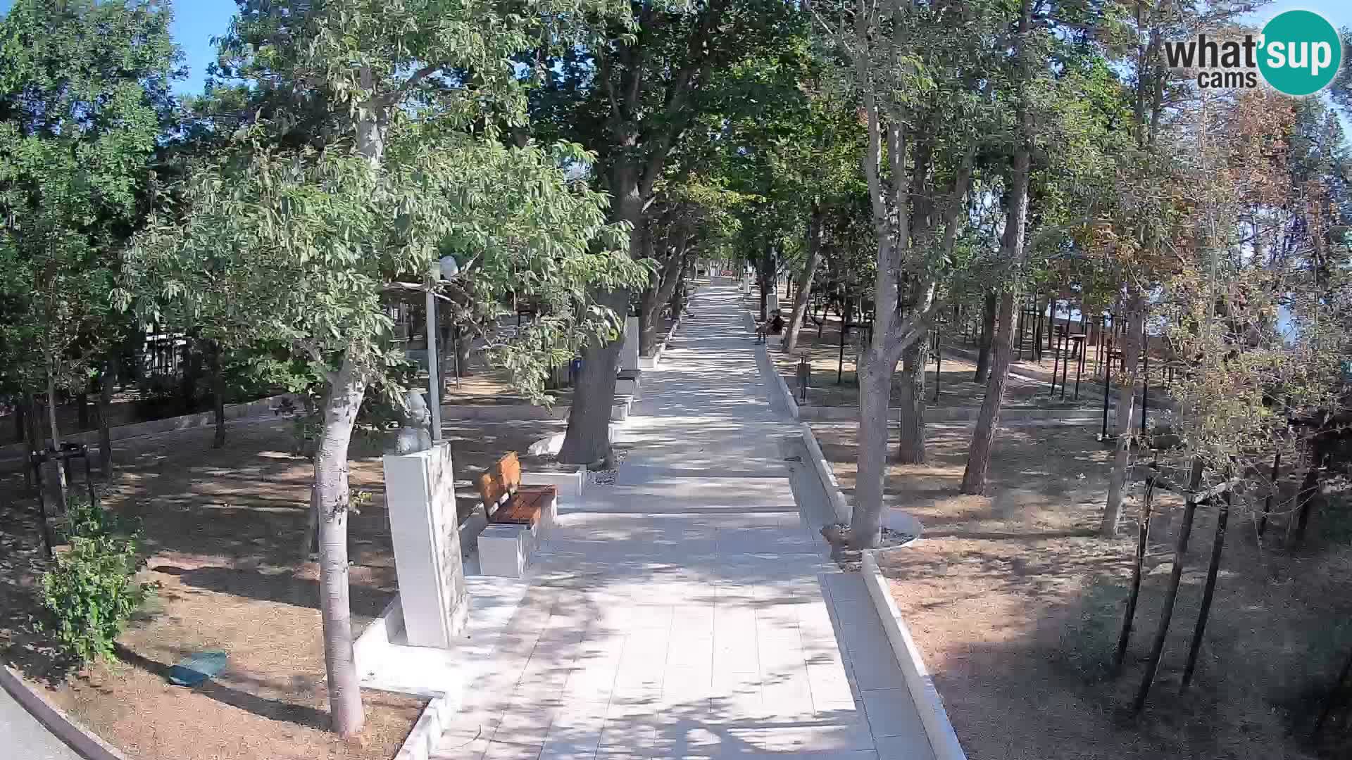 Writers’ Park Webcam Senj – Live by the Sea