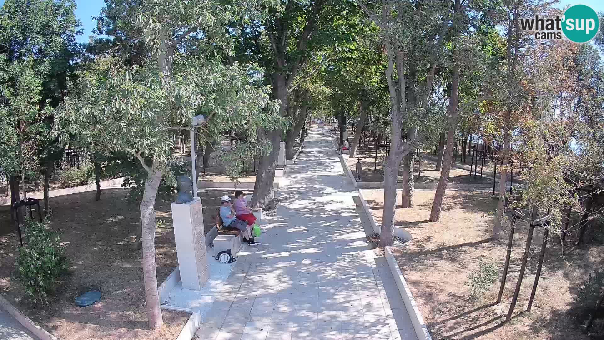 Writers’ Park Webcam Senj – Live by the Sea