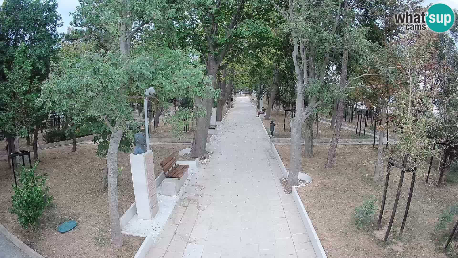Writers’ Park Webcam Senj – Live by the Sea