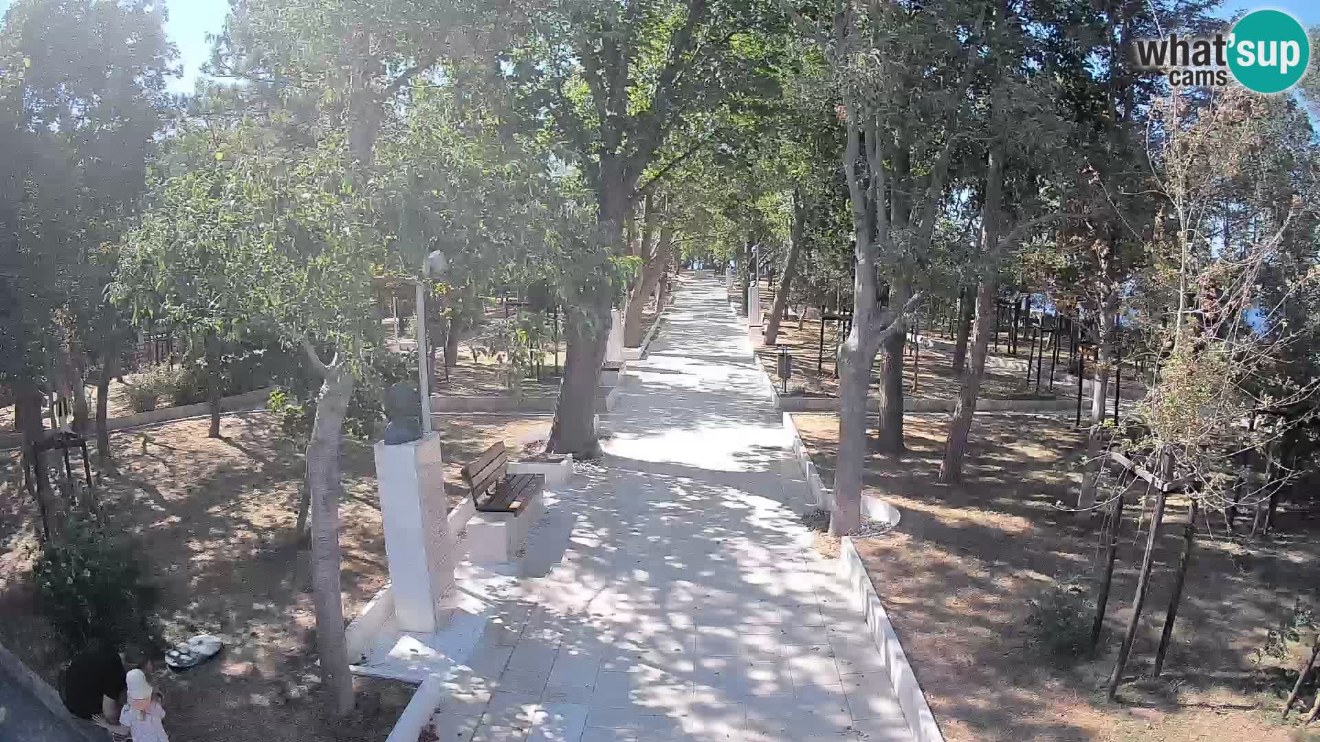 Writers’ Park Webcam Senj – Live by the Sea