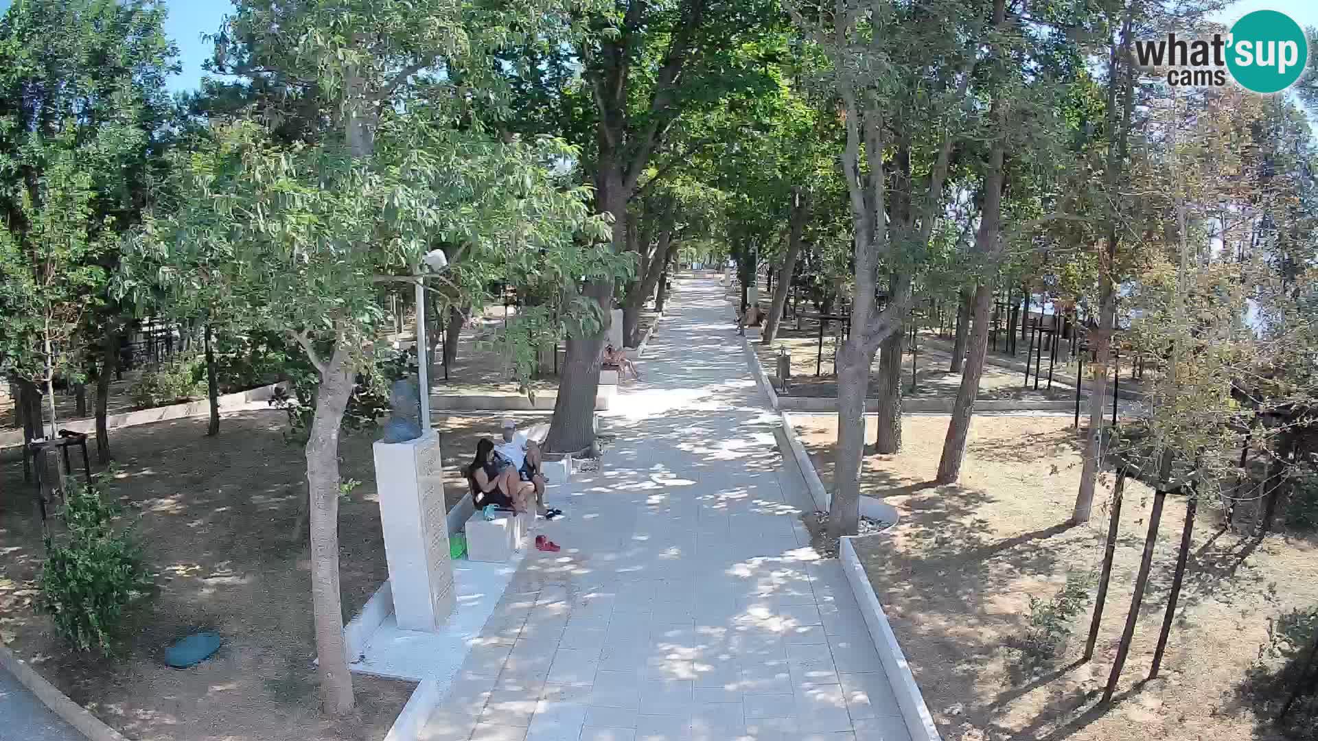 Writers’ Park Webcam Senj – Live by the Sea