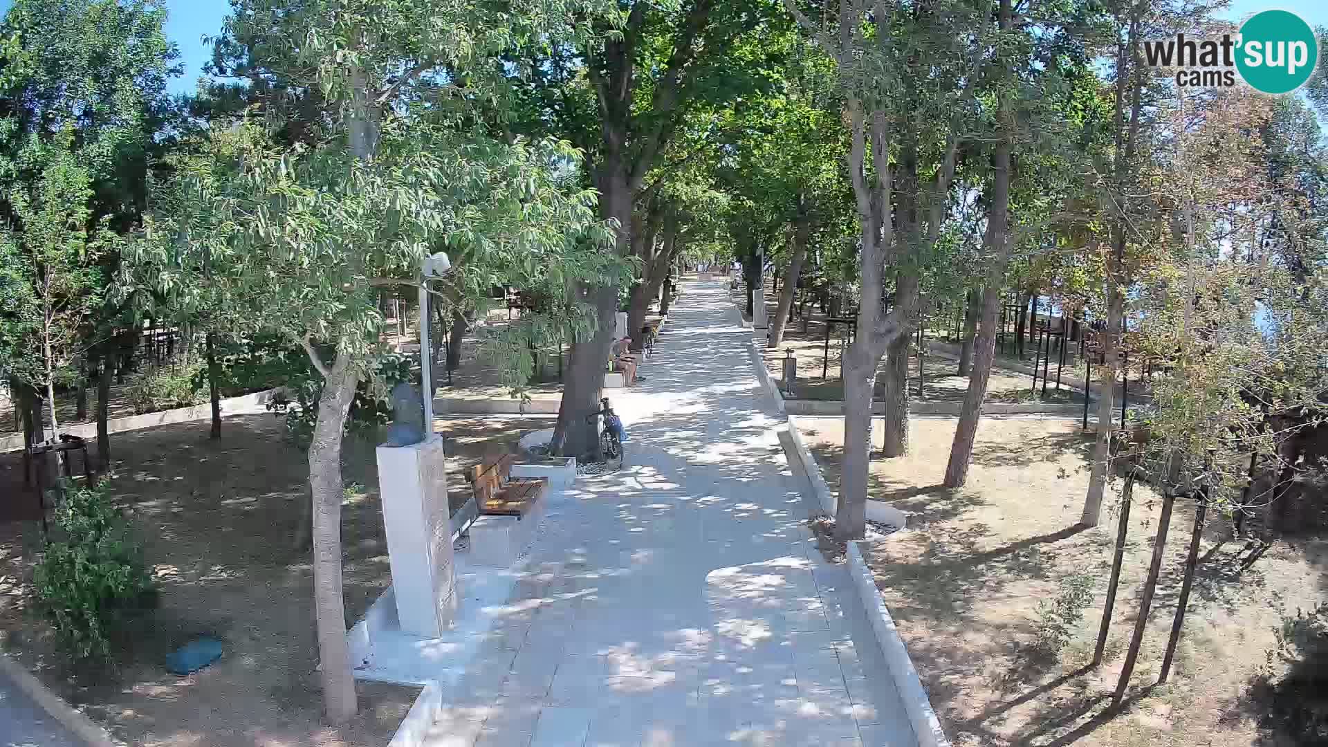 Webcam Schriftstellerpark Senj – Live am Meer
