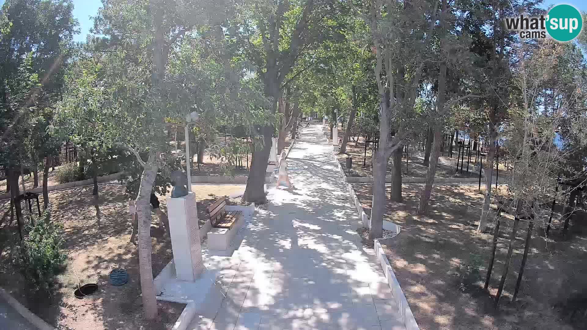 Webcam Schriftstellerpark Senj – Live am Meer