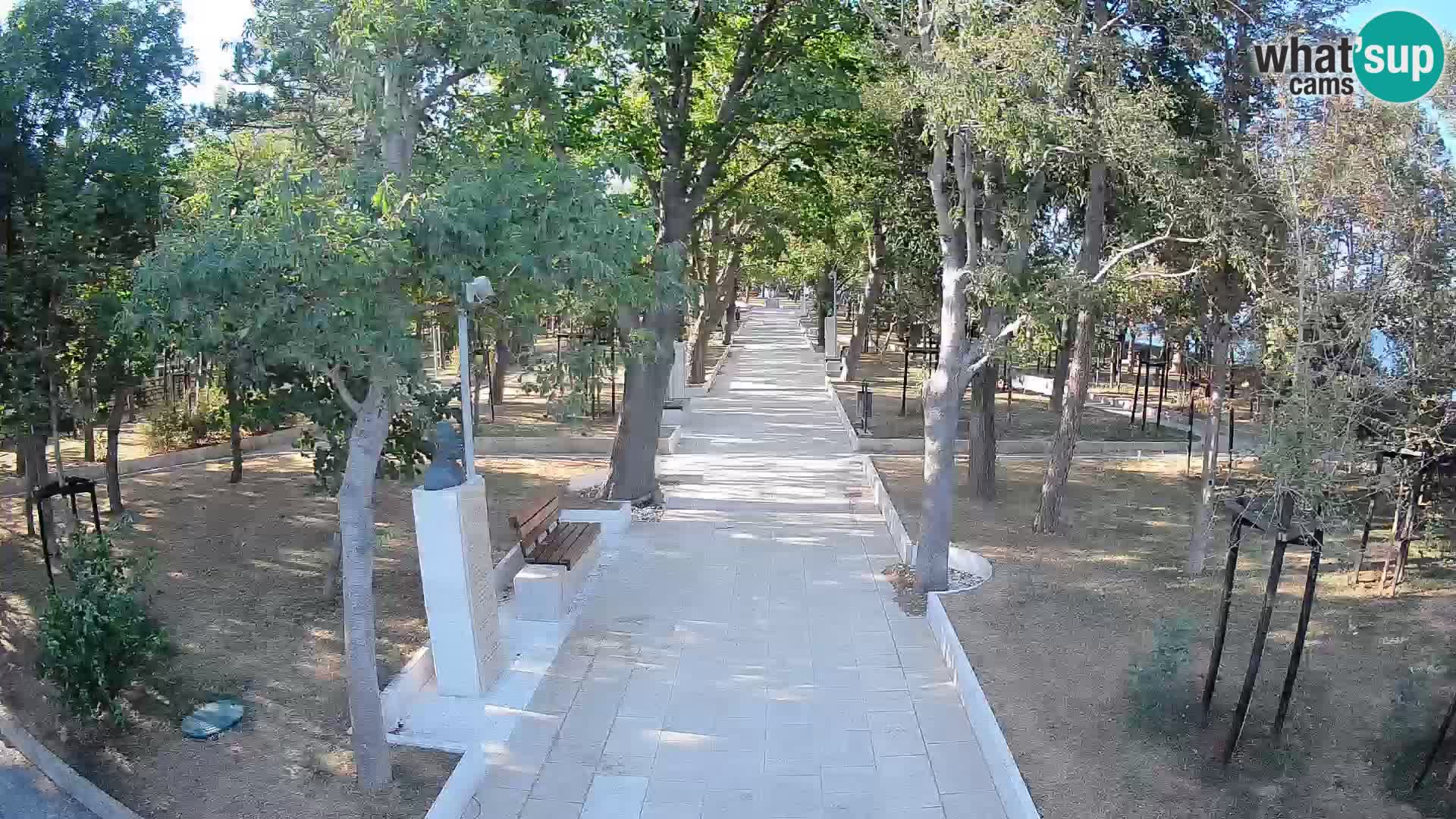 Writers’ Park Webcam Senj – Live by the Sea