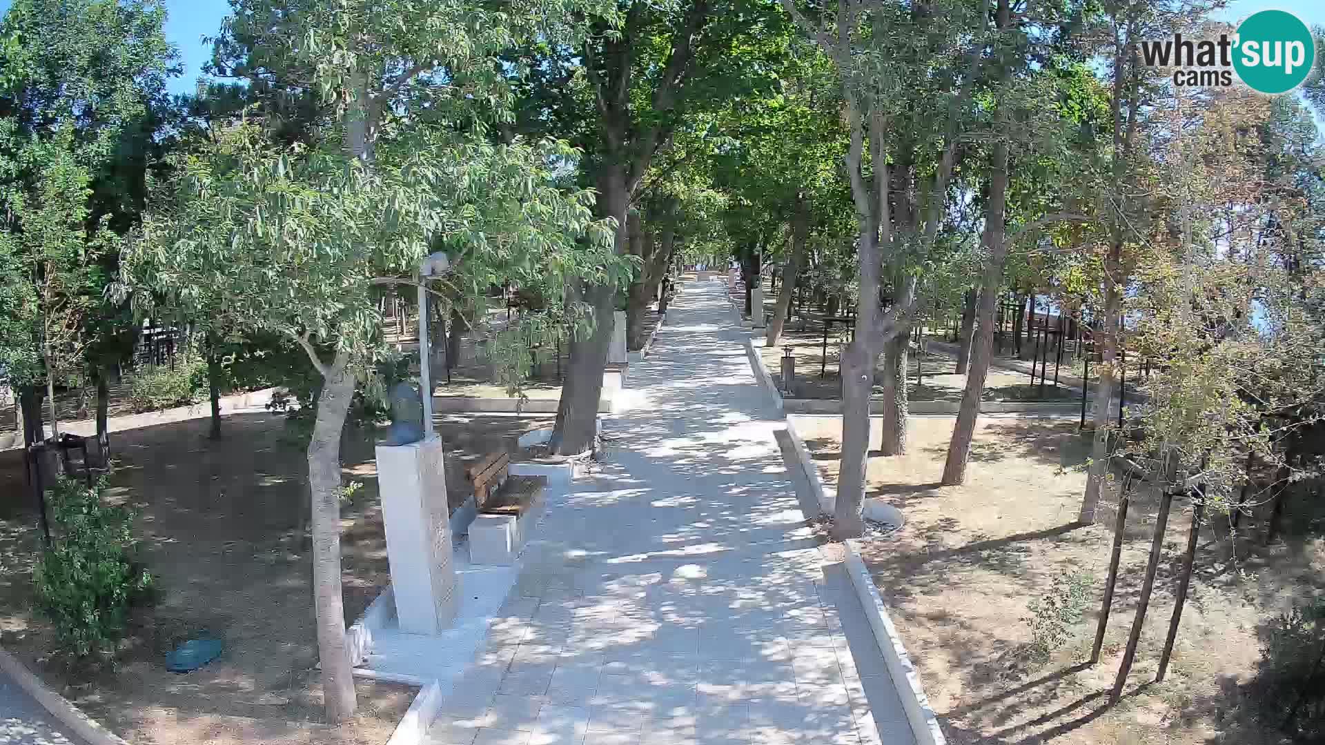 Writers’ Park Webcam Senj – Live by the Sea
