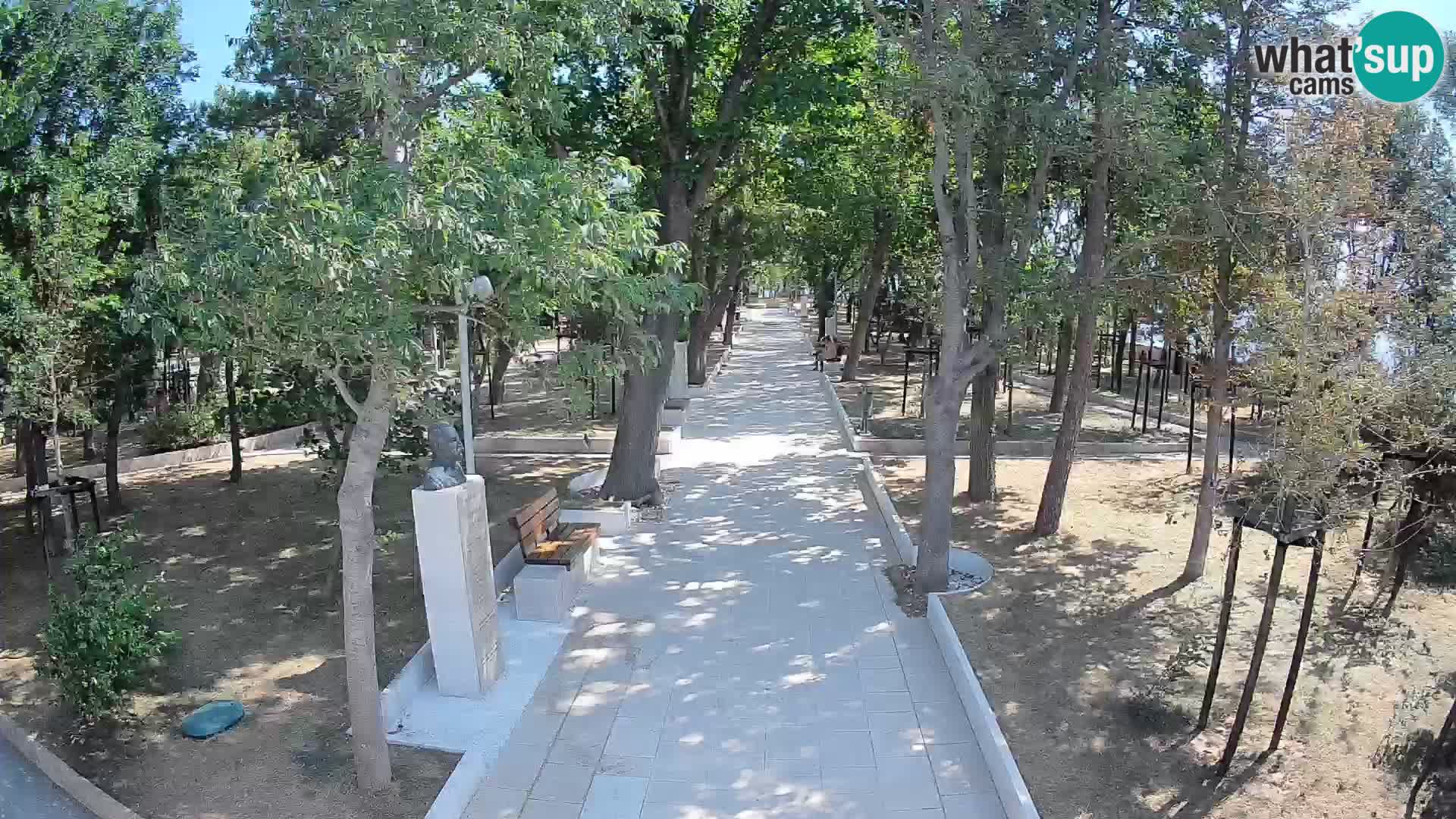 Writers’ Park Webcam Senj – Live by the Sea