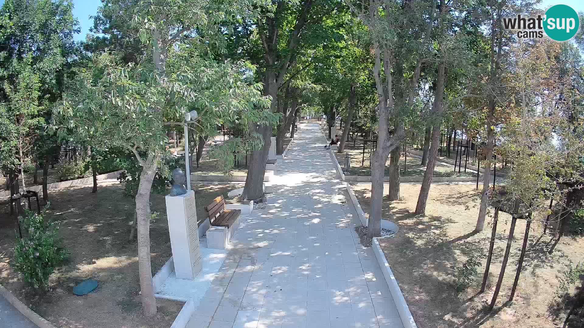 Webcam Schriftstellerpark Senj – Live am Meer