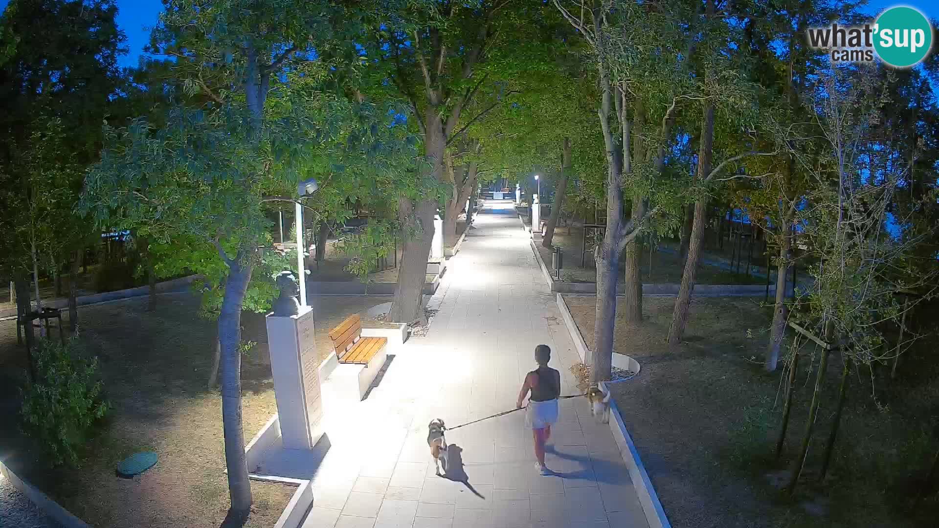 Writers’ Park Webcam Senj – Live by the Sea