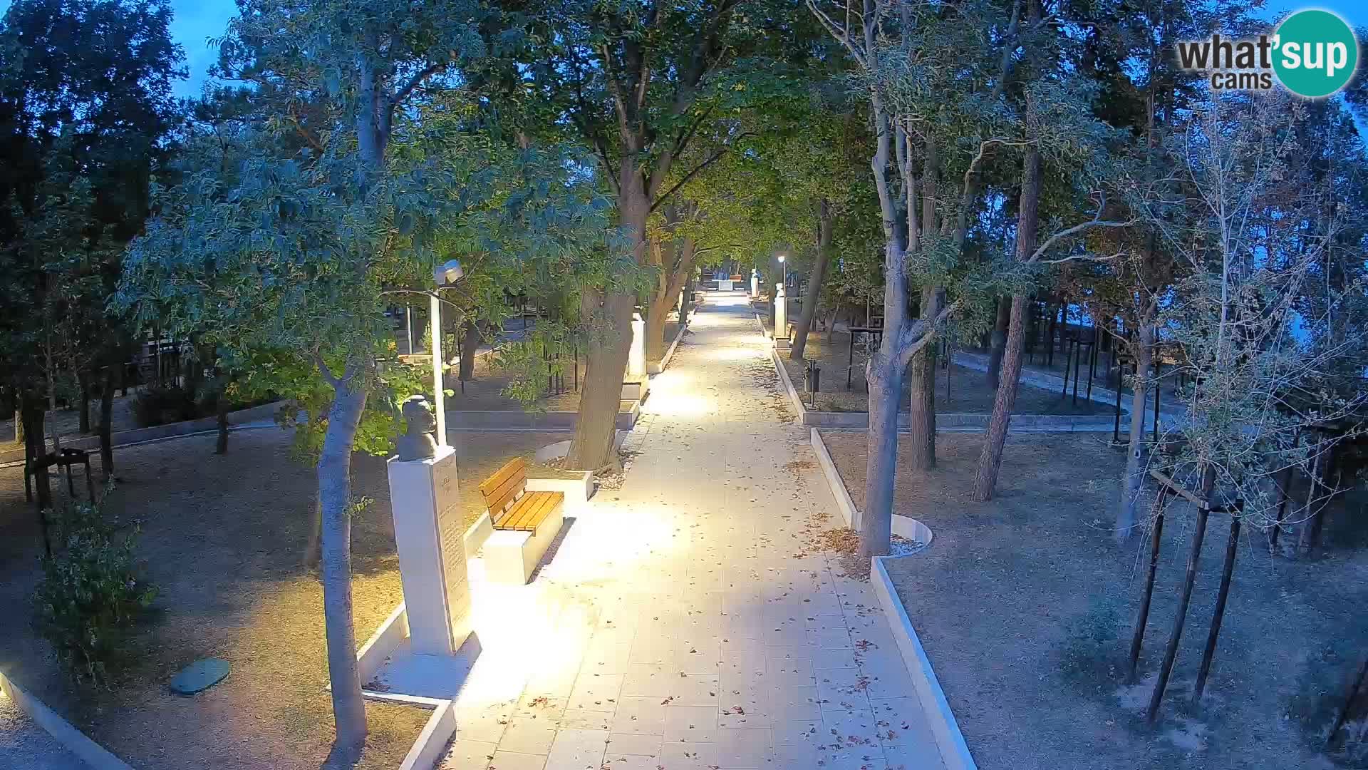 Writers’ Park Webcam Senj – Live by the Sea