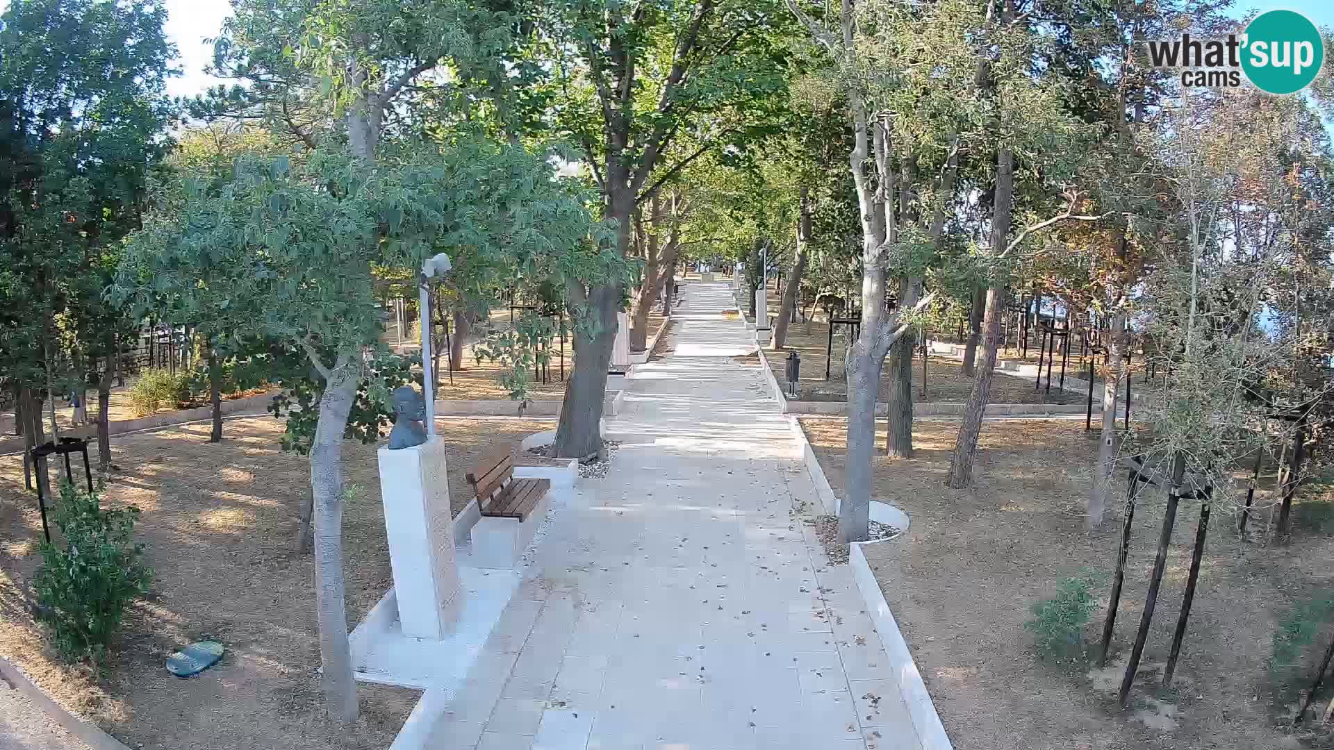 Writers’ Park Webcam Senj – Live by the Sea
