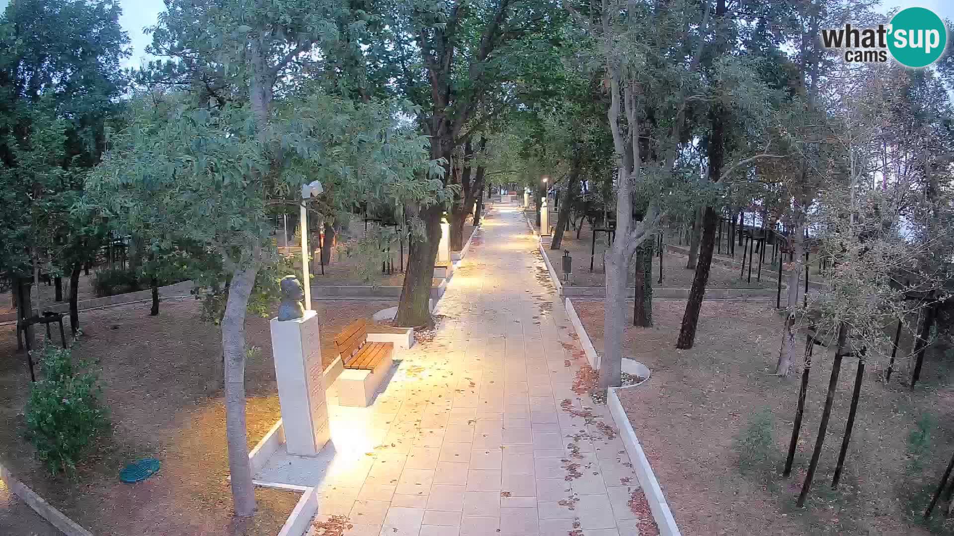 Writers’ Park Webcam Senj – Live by the Sea