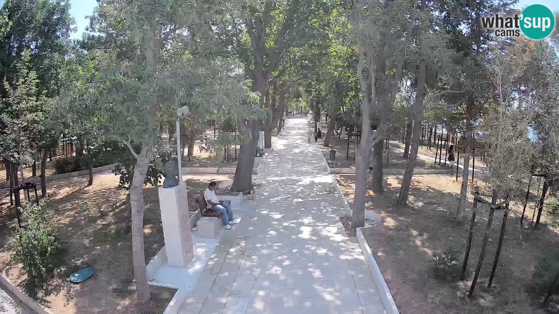 Webcam Schriftstellerpark Senj – Live am Meer