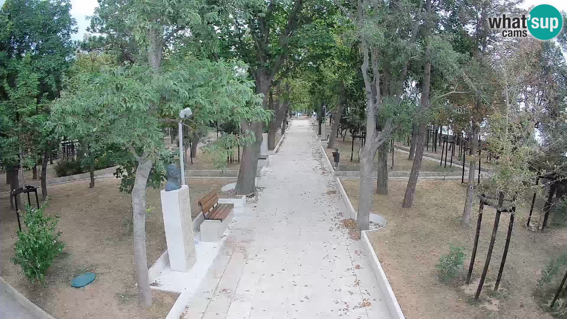 Webcam Schriftstellerpark Senj – Live am Meer