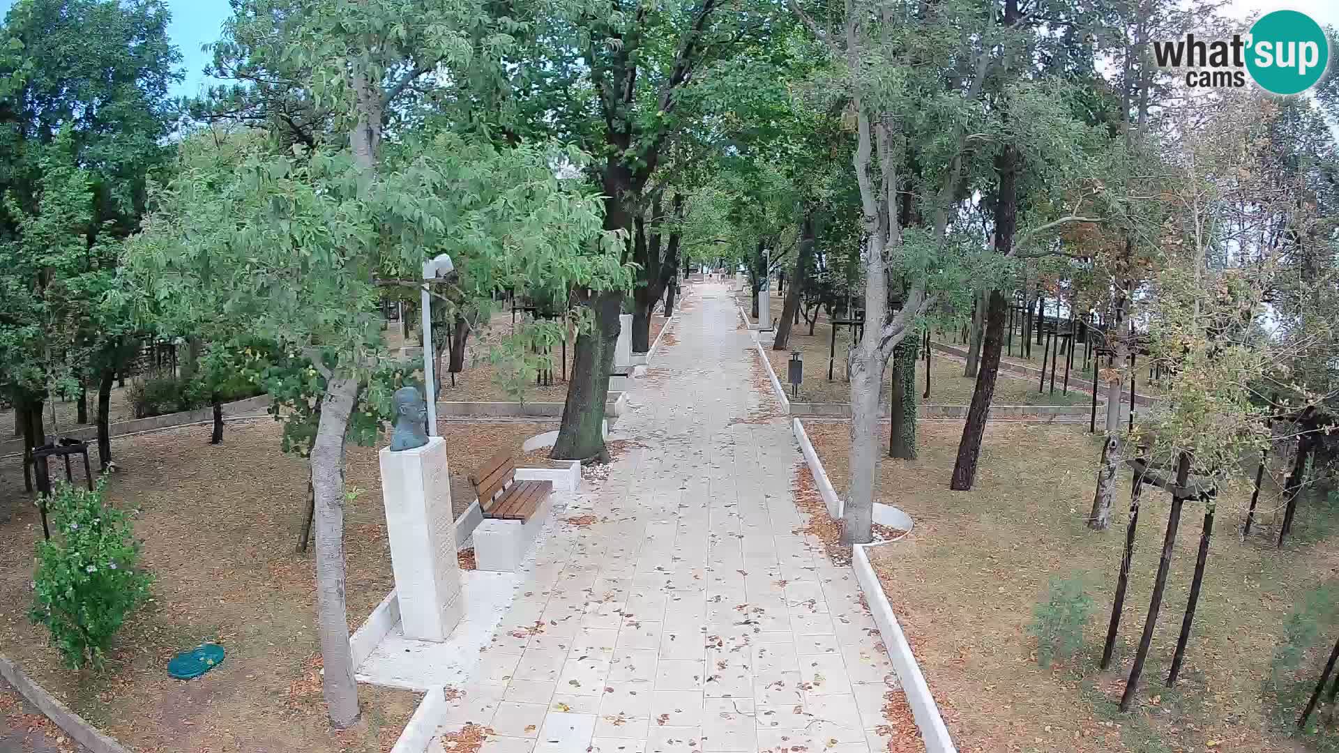 Writers’ Park Webcam Senj – Live by the Sea
