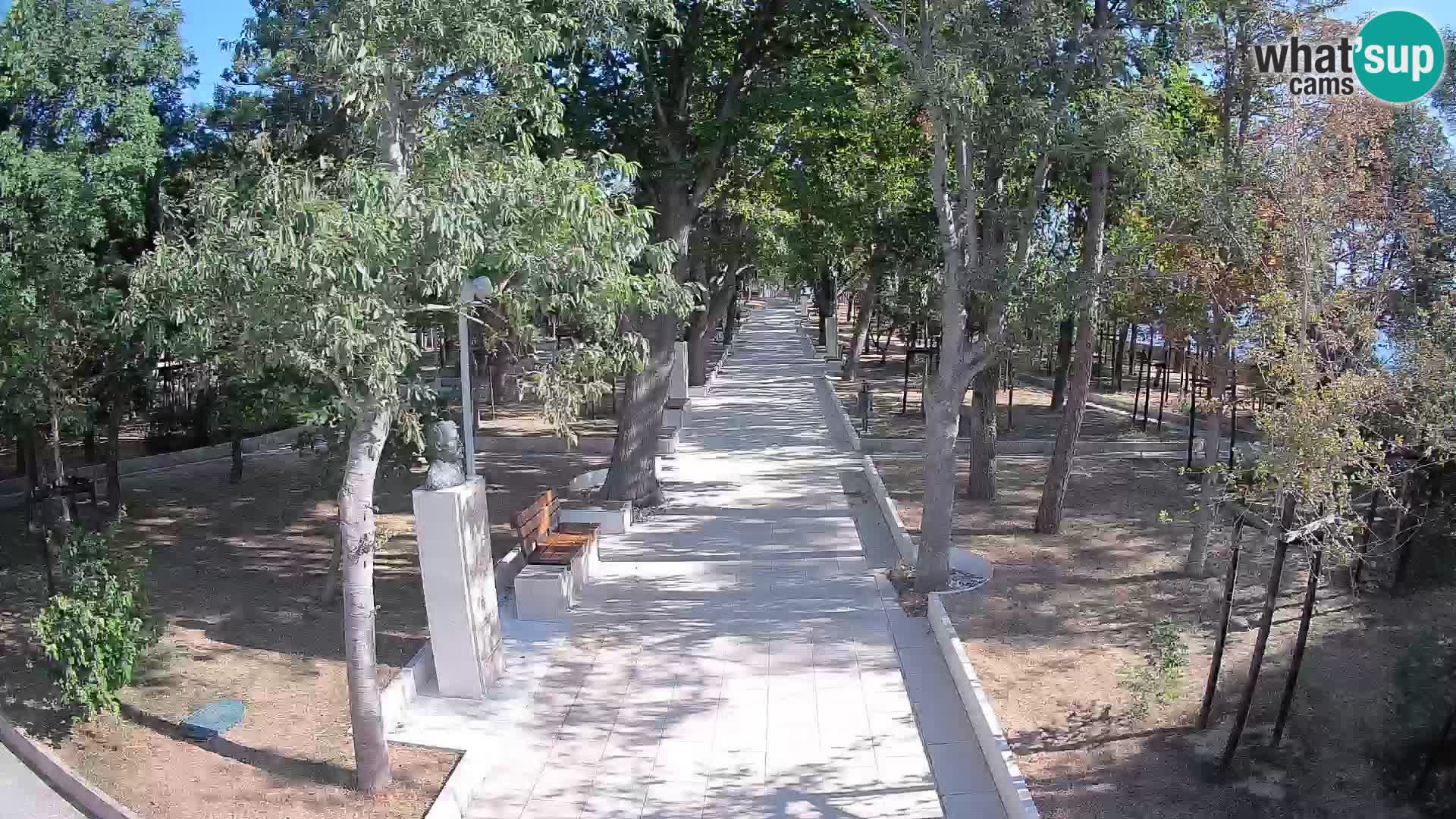 Writers’ Park Webcam Senj – Live by the Sea