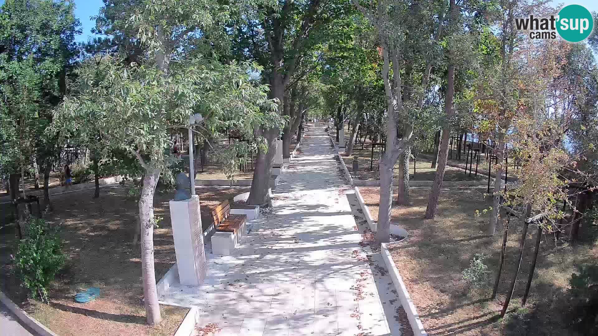 Writers’ Park Webcam Senj – Live by the Sea