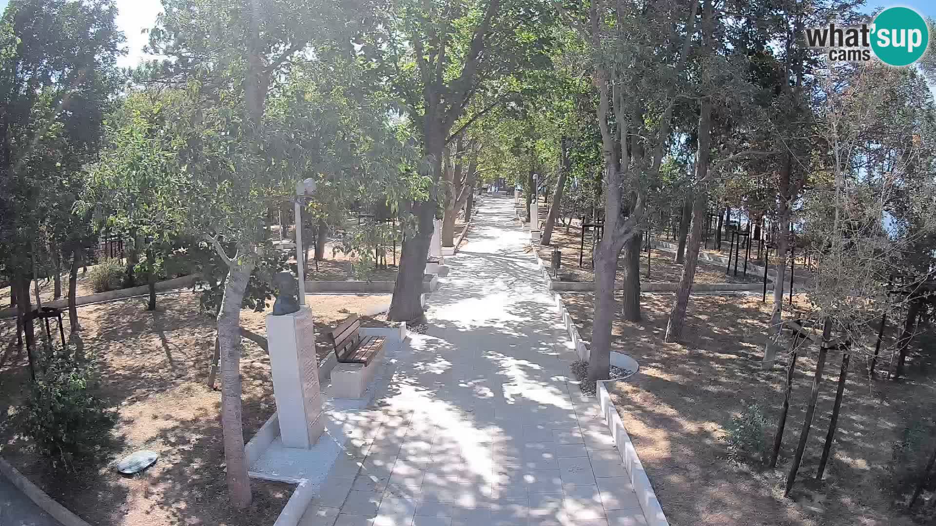 Writers’ Park Webcam Senj – Live by the Sea