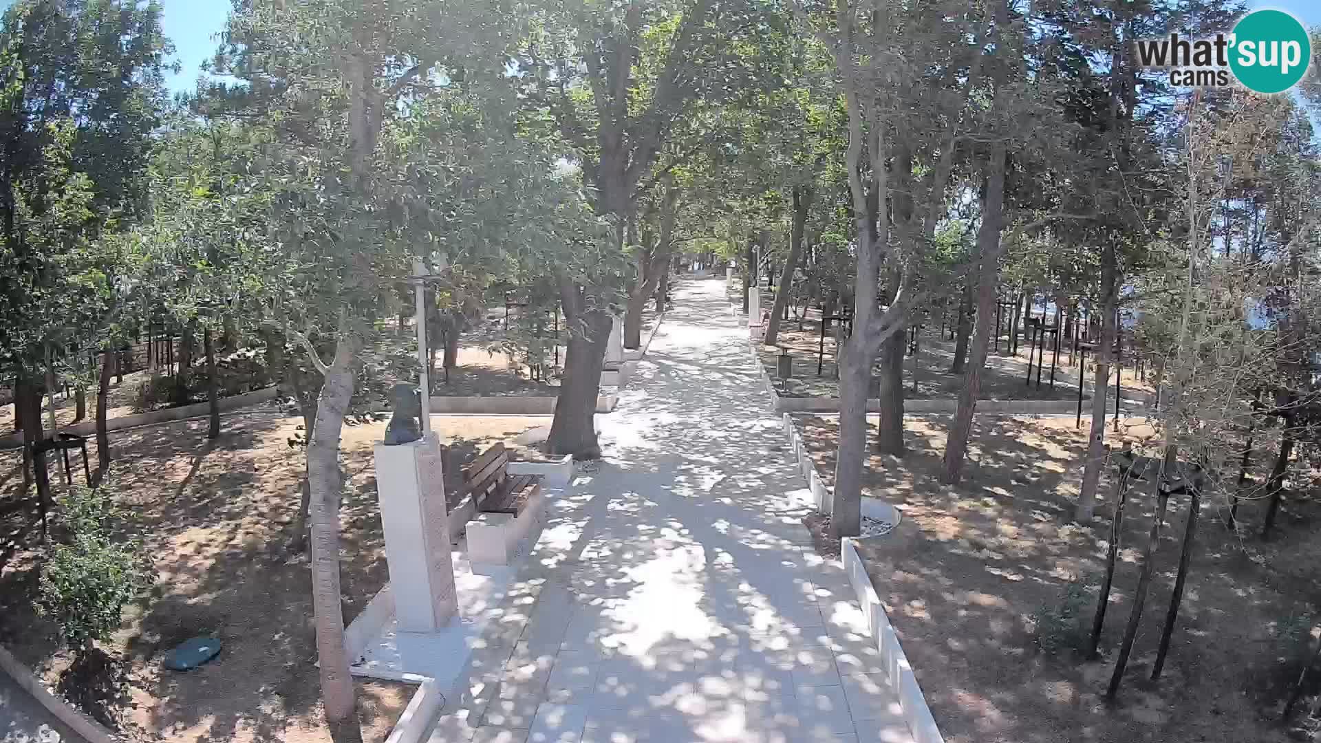 Writers’ Park Webcam Senj – Live by the Sea