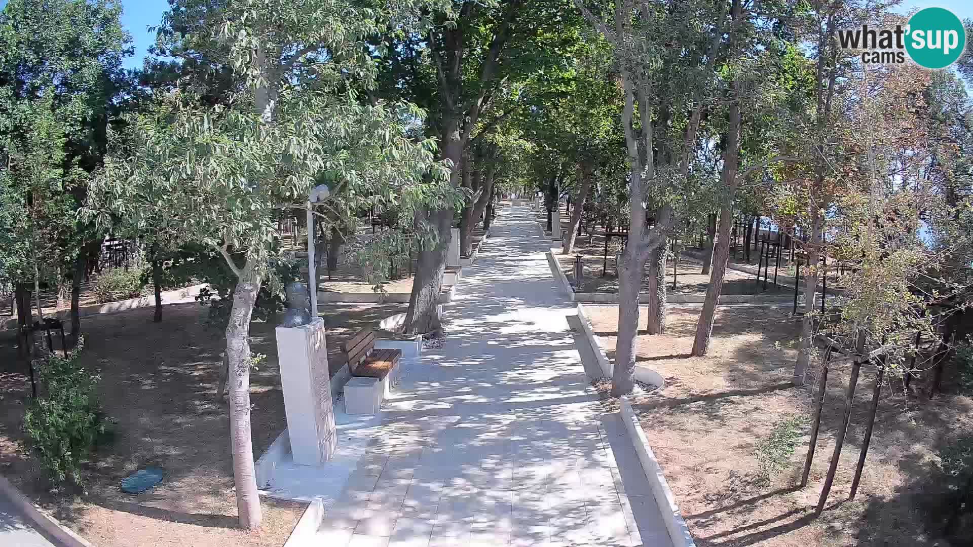 Writers’ Park Webcam Senj – Live by the Sea