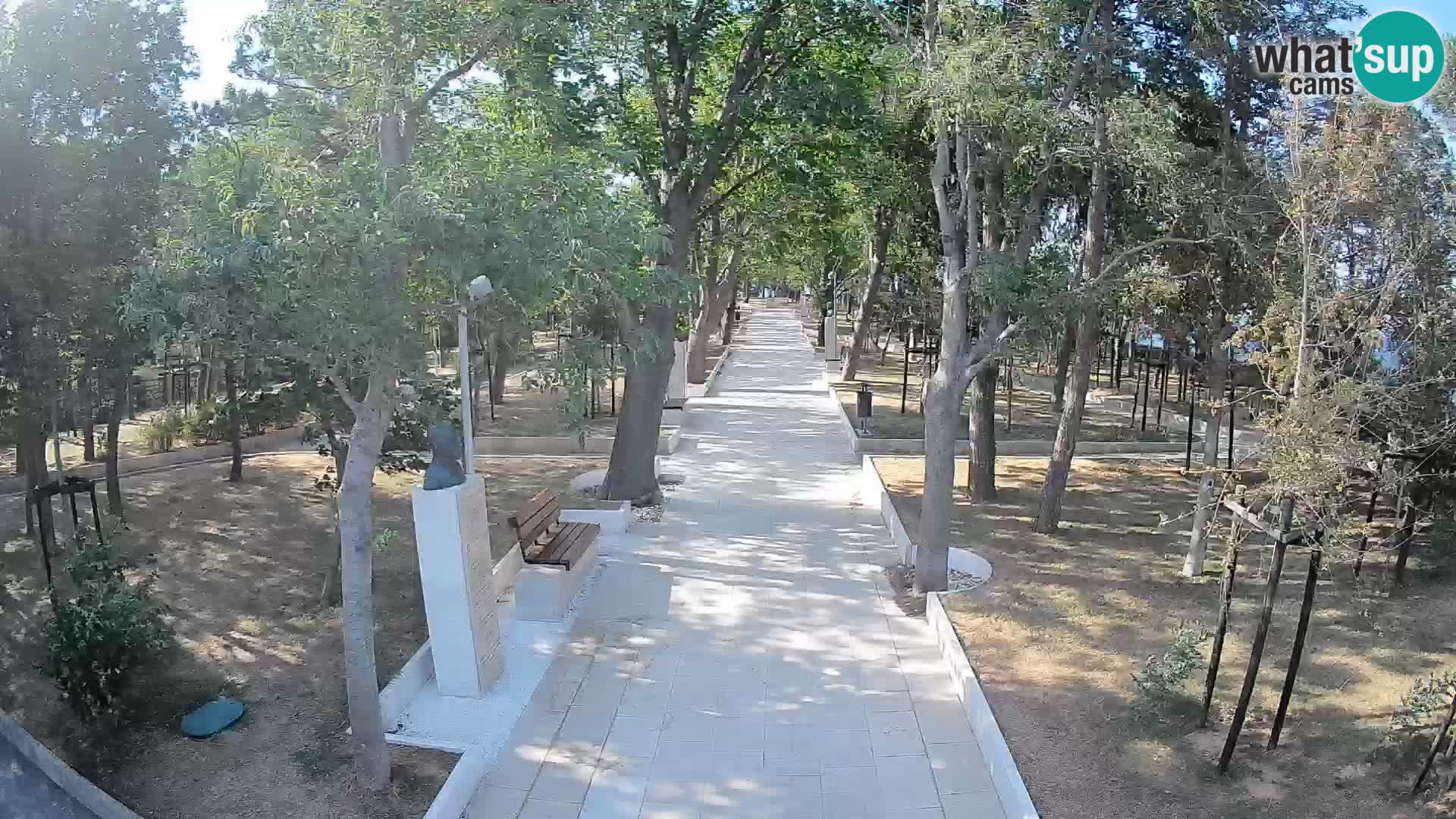 Writers’ Park Webcam Senj – Live by the Sea