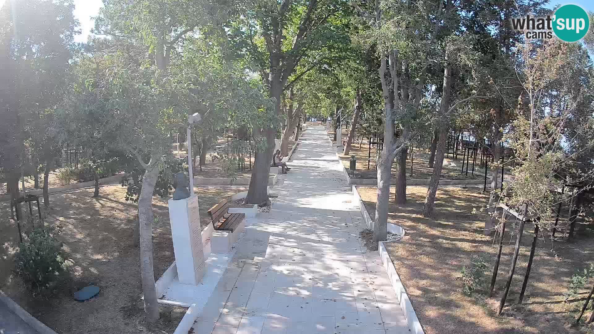 Writers’ Park Webcam Senj – Live by the Sea