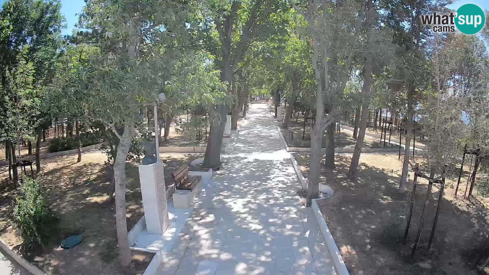 Writers’ Park Webcam Senj – Live by the Sea