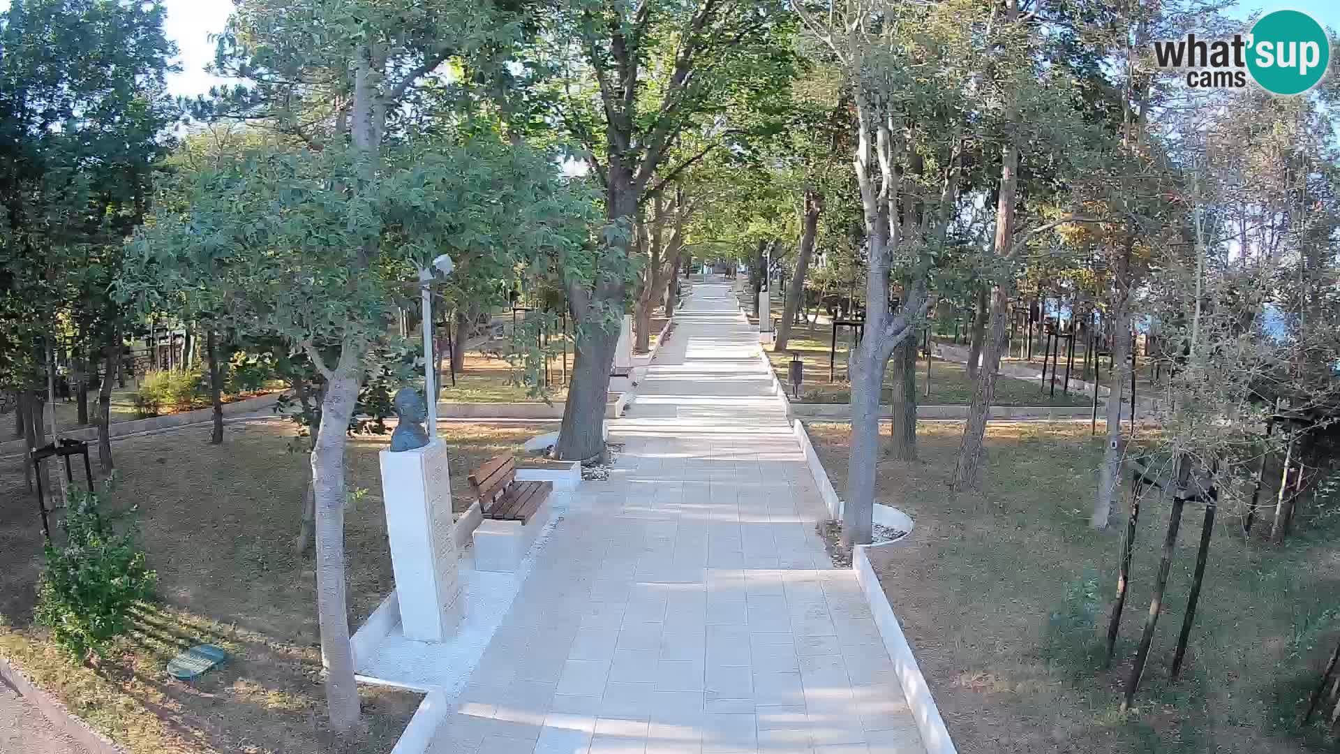 Writers’ Park Webcam Senj – Live by the Sea