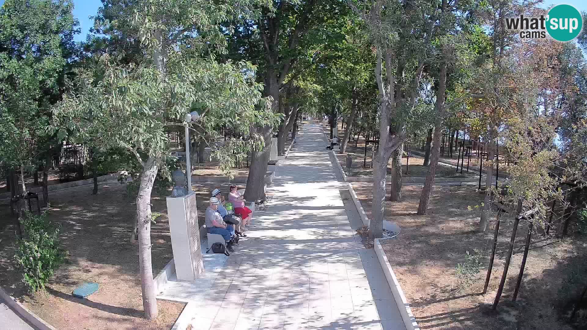 Webcam Schriftstellerpark Senj – Live am Meer