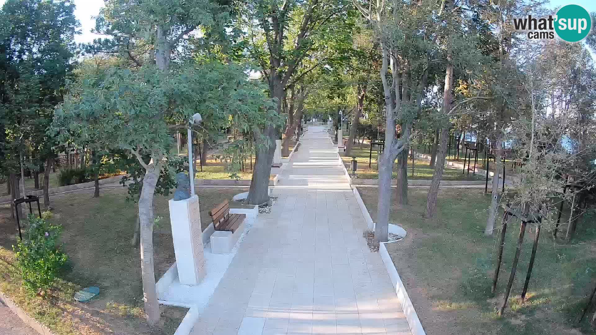 Writers’ Park Webcam Senj – Live by the Sea