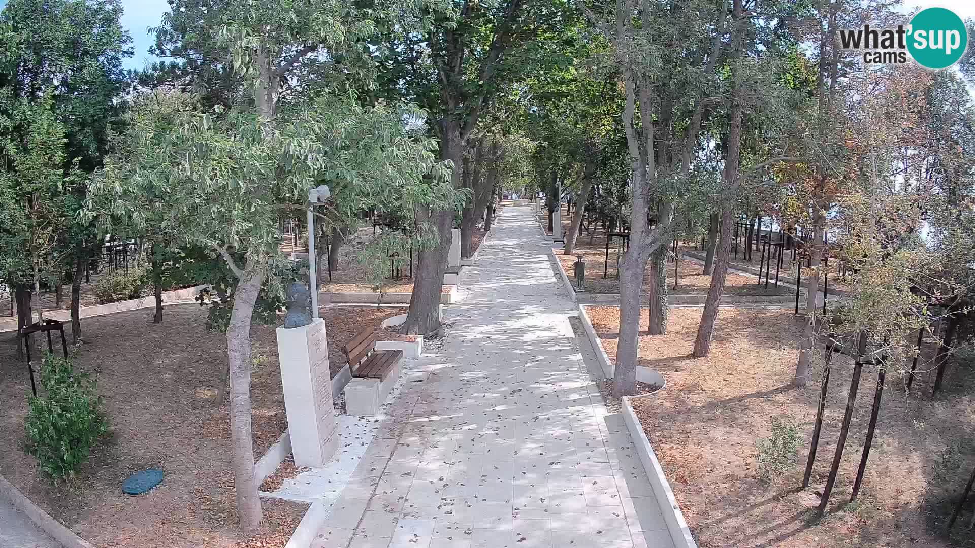 Writers’ Park Webcam Senj – Live by the Sea