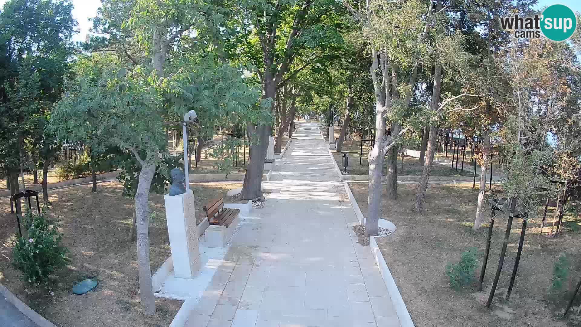 Writers’ Park Webcam Senj – Live by the Sea