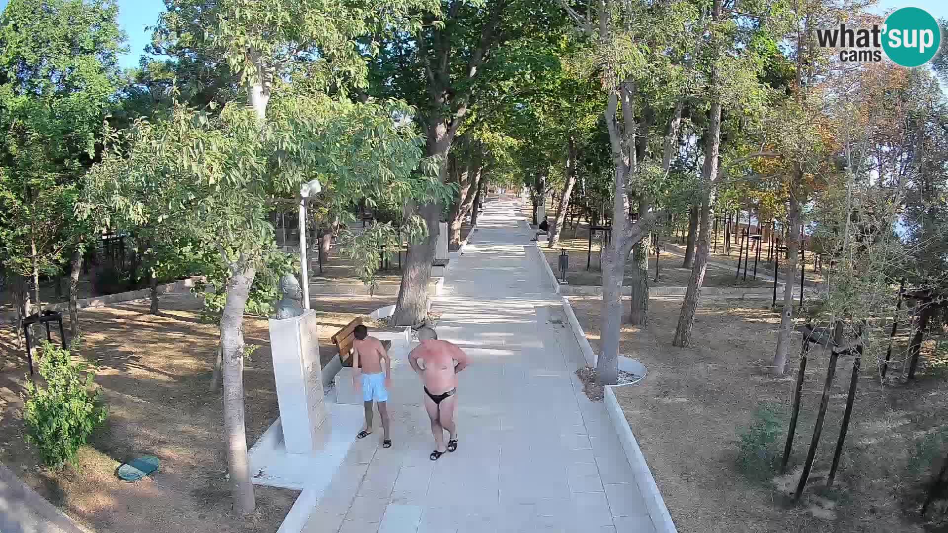 Webcam Schriftstellerpark Senj – Live am Meer