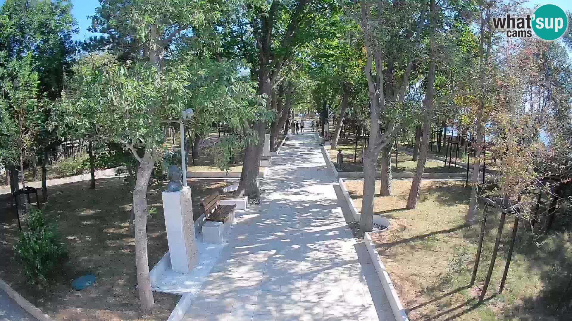 Writers’ Park Webcam Senj – Live by the Sea