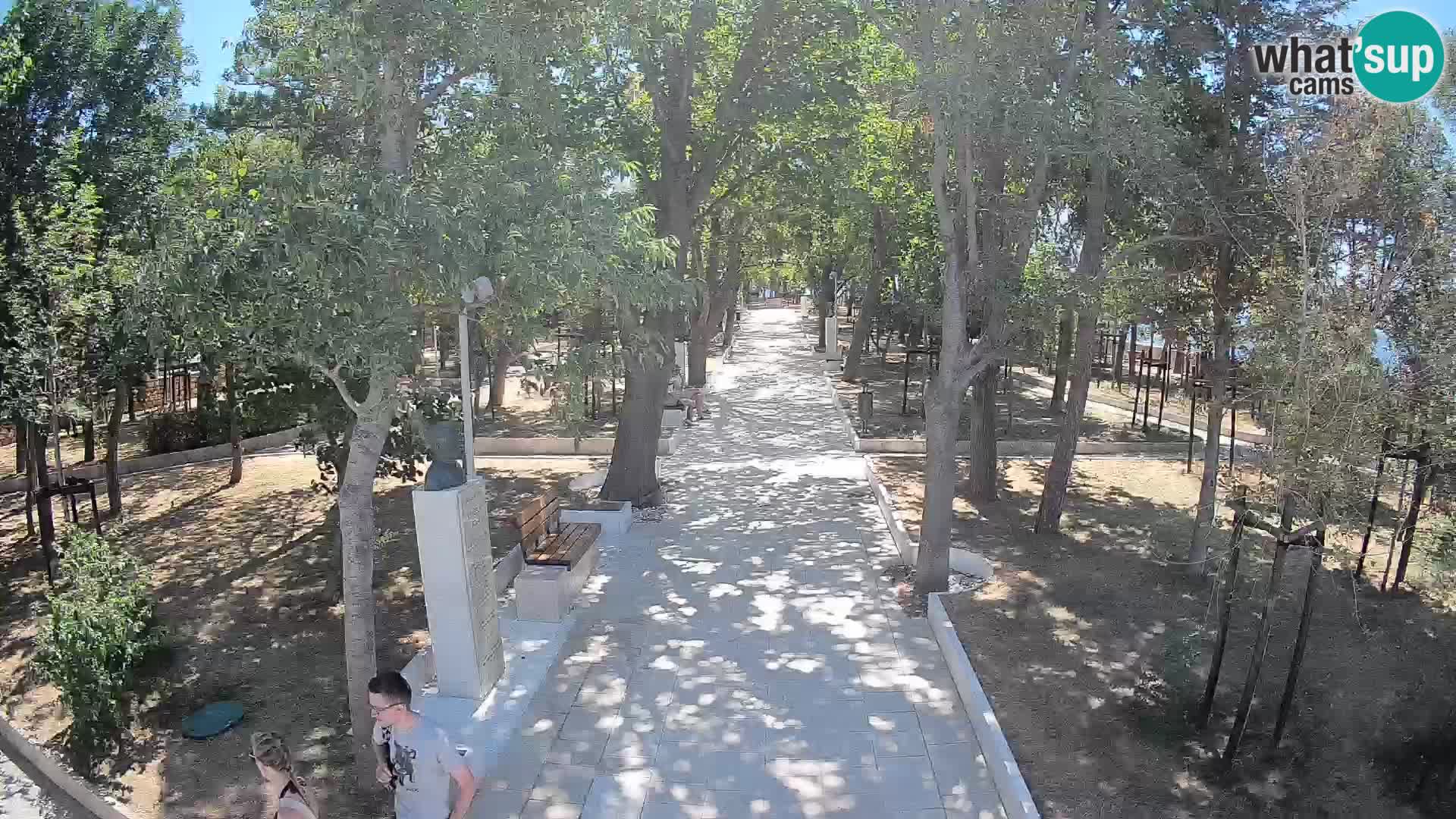 Writers’ Park Webcam Senj – Live by the Sea