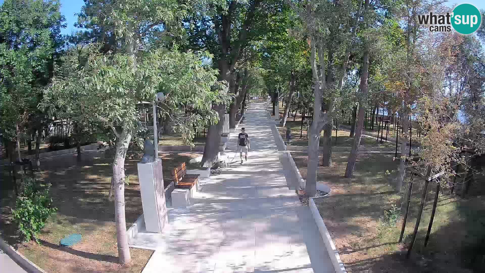Writers’ Park Webcam Senj – Live by the Sea